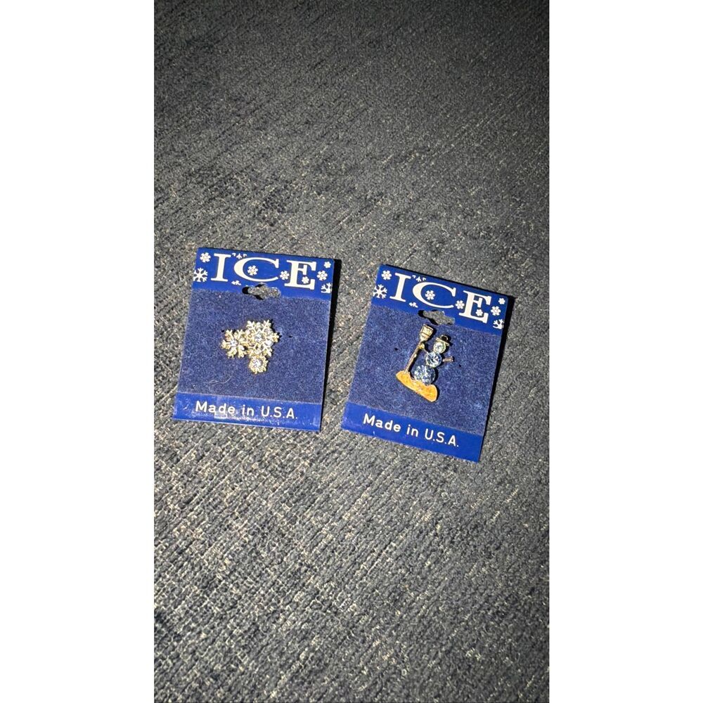 Winter Lapel pins set 2 pcs BRAND NEW